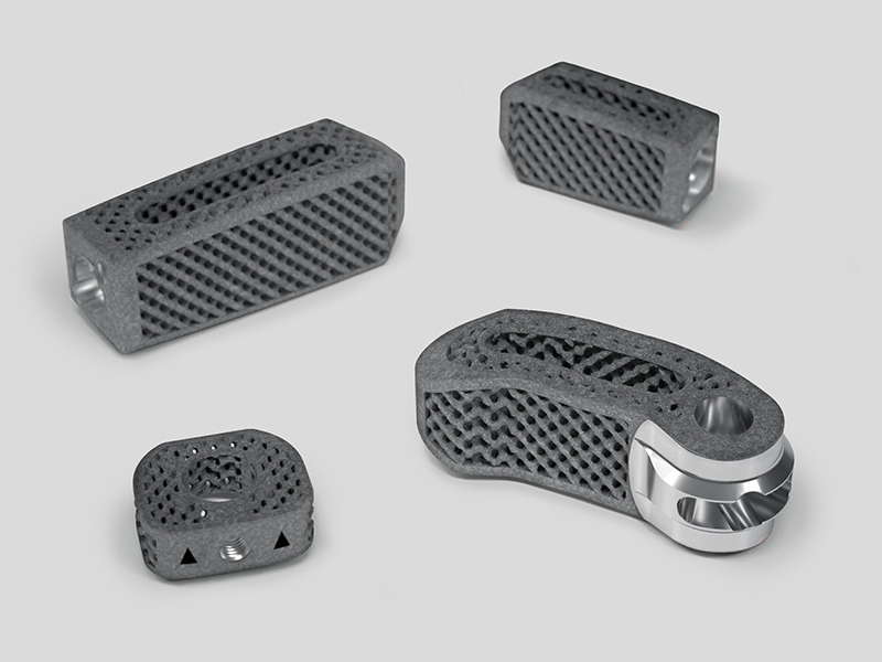 Farklı servikal ve lumbar vücut içi füzyon implantları