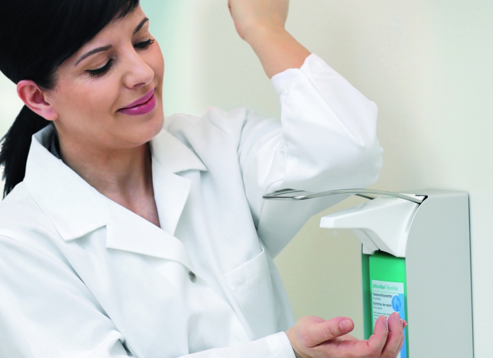 Hand disinfection